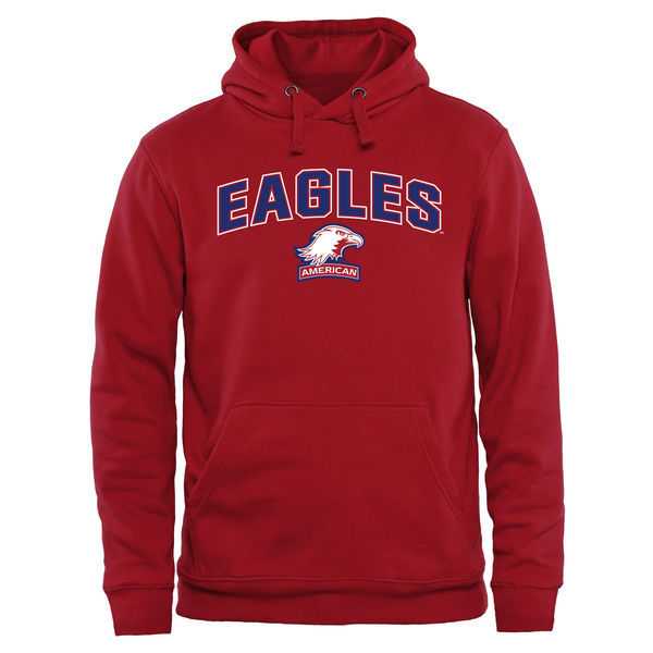 Men's American Eagles Proud Mascot Pullover Hoodie - Red,We sell and wholesale Men's American Eagles Proud Mascot Pullover Hoodie - Red on line form chian!